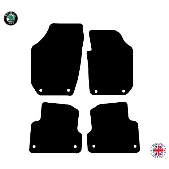 Skoda Fabia 2007-2014 Car Floor Mat Set